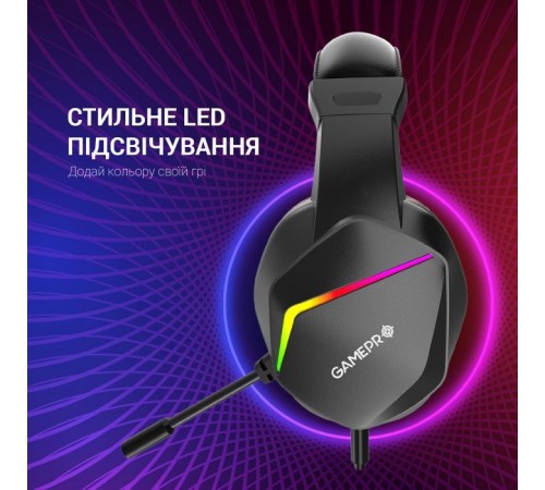 Наушники GamePro HS311 RGB Black/Red (HS311) Наушники GamePro HS311 RGB Black/Red (HS311)