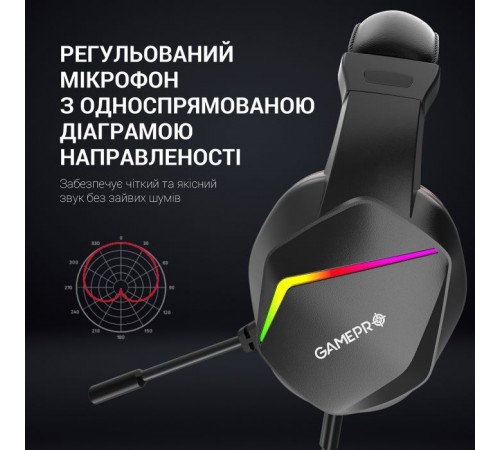 Наушники GamePro HS311 RGB Black/Red (HS311) Наушники GamePro HS311 RGB Black/Red (HS311)