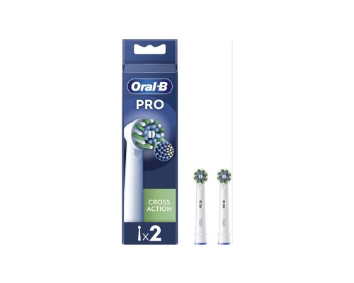 Насадка для зубної щітки Oral-B Oral-B Pro Cross Action, 2 шт (8006540847725) Насадка для зубної щітки Oral-B Oral-B Pro Cross Action, 2 шт (8006540847725)
