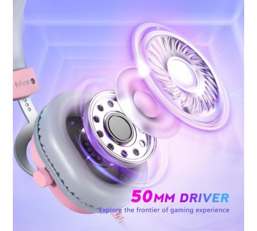 Наушники Fifine H9P Pink (H9P) Наушники Fifine H9P Pink (H9P)