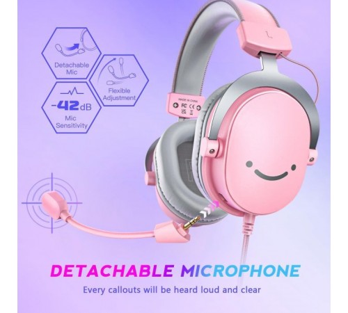 Наушники Fifine H9P Pink (H9P) Наушники Fifine H9P Pink (H9P)