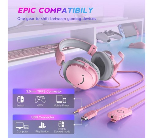 Наушники Fifine H9P Pink (H9P) Наушники Fifine H9P Pink (H9P)