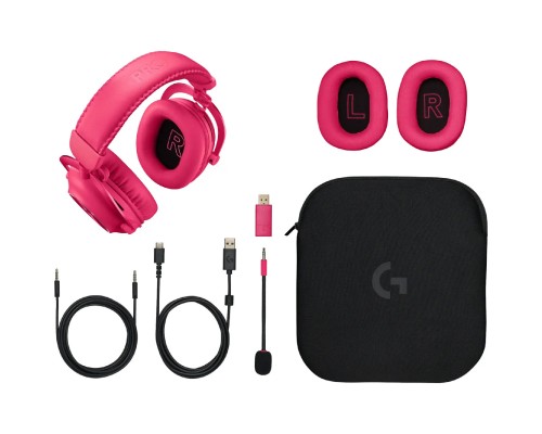 Наушники Logitech G Pro X 2 Lightspeed Wireless Magenta (981-001275) Наушники Logitech G Pro X 2 Lightspeed Wireless Magenta (981-001275)