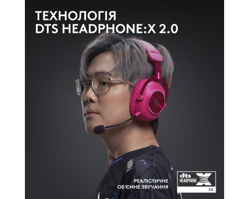 Наушники Logitech G Pro X 2 Lightspeed Wireless Magenta (981-001275) Наушники Logitech G Pro X 2 Lightspeed Wireless Magenta (981-001275)