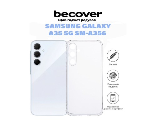 Чохол до мобільного телефона BeCover Anti-Shock Samsung Galaxy A35 5G SM-A356 Clear (710854)