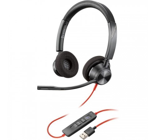 Навушники Poly Blackwire 3320-M USB-A/C (8X220AA) Навушники Poly Blackwire 3320-M USB-A/C (8X220AA)