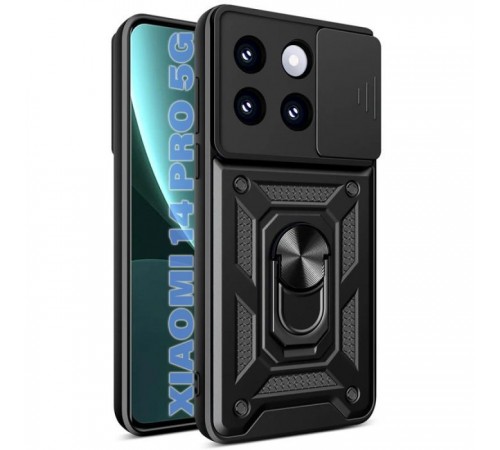 Чохол до мобільного телефона BeCover Military Xiaomi 14 Pro 5G Black (711161) Чохол до мобільного телефона BeCover Military Xiaomi 14 Pro 5G Black (711161)