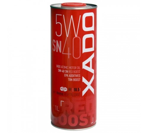 Моторное масло Xado Atomic Oil 5W-40 SN RED BOOST 1л (ХА 26169) Моторное масло Xado Atomic Oil 5W-40 SN RED BOOST 1л (ХА 26169)