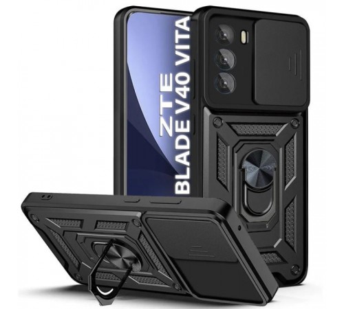 Чохол до мобільного телефона BeCover Military ZTE Blade V40 Vita Black (710697) Чохол до мобільного телефона BeCover Military ZTE Blade V40 Vita Black (710697)