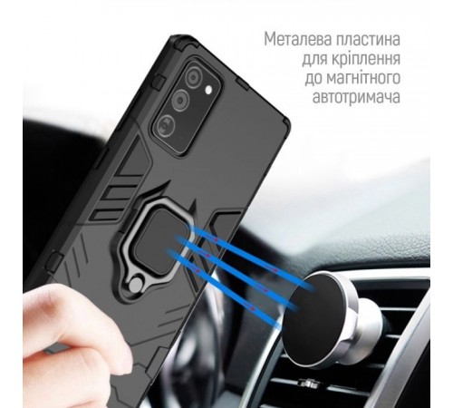 Чохол до мобільного телефона ColorWay AntiShock Magnet Ring Xiaomi Redmi Note 13 5G black (CW-CAMRXRN135-BK) Чохол до мобільного телефона ColorWay AntiShock Magnet Ring Xiaomi Redmi Note 13 5G black (CW-CAMRXRN135-BK)