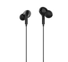 Наушники Denmen HF DR06 3.5mm 1.2м Black (DE-DR06-BK)
