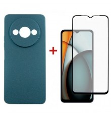Чохол до мобільного телефона Dengos Xiaomi Redmi A3 + Glass Green (DG-KM-90)