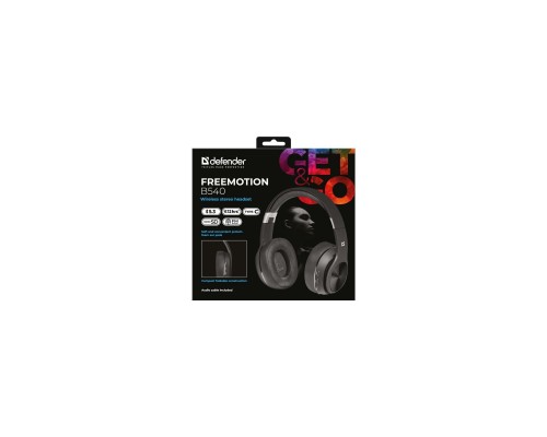 Навушники Defender FreeMotion B540 Bluetooth Black (63540)