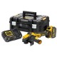 Шліфувальна машина DeWALT 18В XR Li-lon FLEXVOLT, 6Ah, 125 мм, 9000 об/хв, вага 1.81 кг (DCG409T1)