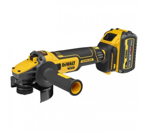 Шліфувальна машина DeWALT 18В XR Li-lon FLEXVOLT, 6Ah, 125 мм, 9000 об/хв, вага 1.81 кг (DCG409T1) Шліфувальна машина DeWALT 18В XR Li-lon FLEXVOLT, 6Ah, 125 мм, 9000 об/хв, вага 1.81 кг (DCG409T1)