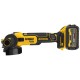 Шліфувальна машина DeWALT 18В XR Li-lon FLEXVOLT, 6Ah, 125 мм, 9000 об/хв, вага 1.81 кг (DCG409T1)