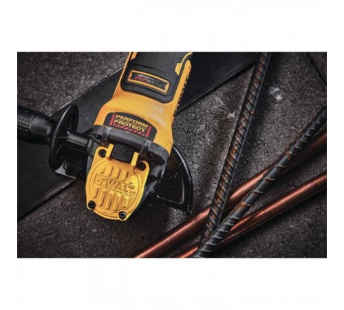 Шліфувальна машина DeWALT 18В XR Li-lon FLEXVOLT, 6Ah, 125 мм, 9000 об/хв, вага 1.81 кг (DCG409T1) Шліфувальна машина DeWALT 18В XR Li-lon FLEXVOLT, 6Ah, 125 мм, 9000 об/хв, вага 1.81 кг (DCG409T1)