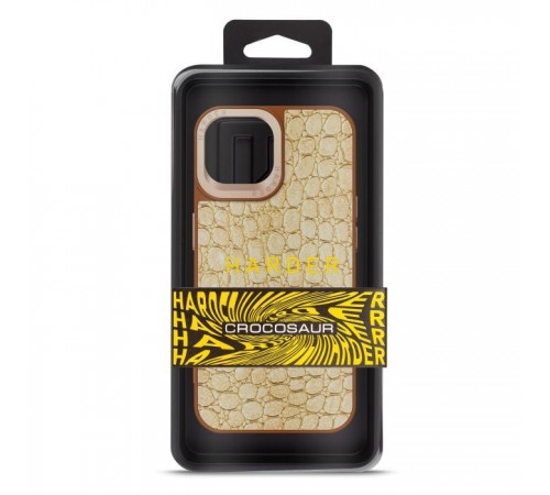 Чохол до мобільного телефона Harder Crocosaur Apple iPhone 14 Beige (ARM76715) Чохол до мобільного телефона Harder Crocosaur Apple iPhone 14 Beige (ARM76715)