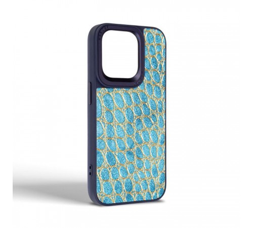 Чехол для мобильного телефона Harder Crocosaur Apple iPhone 14 Pro Blue (ARM76724) Чехол для мобильного телефона Harder Crocosaur Apple iPhone 14 Pro Blue (ARM76724)