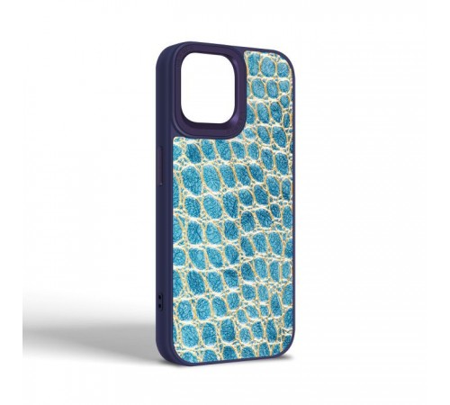 Чехол для мобильного телефона Harder Crocosaur Apple iPhone 15 Blue (ARM76700) Чехол для мобильного телефона Harder Crocosaur Apple iPhone 15 Blue (ARM76700)
