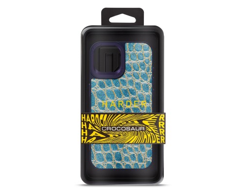 Чохол до мобільного телефона Harder Crocosaur Apple iPhone 15 Blue (ARM76700) Чохол до мобільного телефона Harder Crocosaur Apple iPhone 15 Blue (ARM76700)
