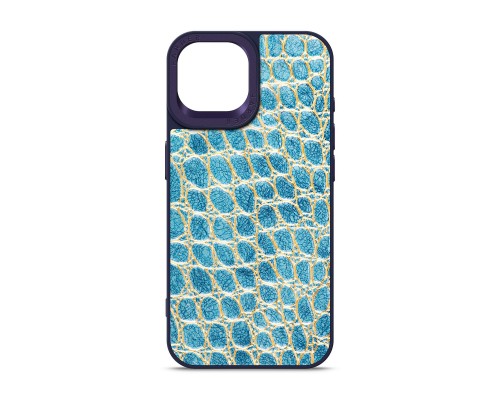 Чохол до мобільного телефона Harder Crocosaur Apple iPhone 15 Blue (ARM76700) Чохол до мобільного телефона Harder Crocosaur Apple iPhone 15 Blue (ARM76700)