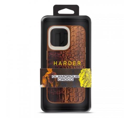 Чохол до мобільного телефона Harder Glamorous Croco Apple iPhone 14 Pro Max Magma (ARM76776) Чохол до мобільного телефона Harder Glamorous Croco Apple iPhone 14 Pro Max Magma (ARM76776)
