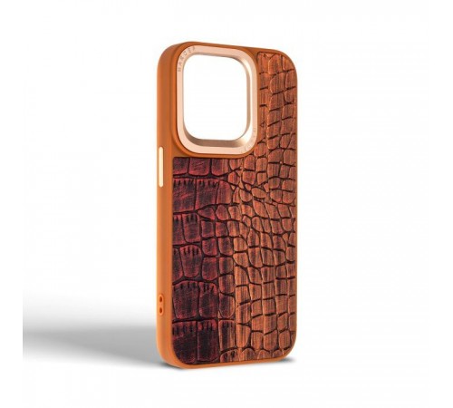 Чохол до мобільного телефона Harder Glamorous Croco Apple iPhone 15 Pro Magma (ARM76764) Чохол до мобільного телефона Harder Glamorous Croco Apple iPhone 15 Pro Magma (ARM76764)