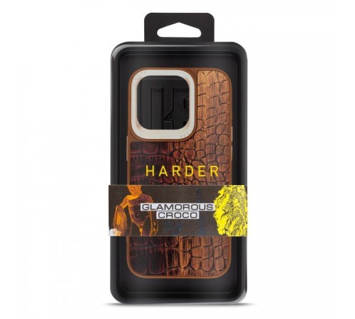 Чохол до мобільного телефона Harder Glamorous Croco Apple iPhone 15 Pro Magma (ARM76764) Чохол до мобільного телефона Harder Glamorous Croco Apple iPhone 15 Pro Magma (ARM76764)