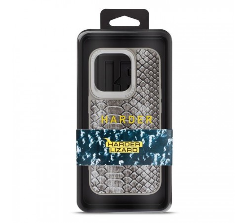 Чехол для мобильного телефона Harder Lizard Apple iPhone 15 Pro Grey (ARM76872) Чехол для мобильного телефона Harder Lizard Apple iPhone 15 Pro Grey (ARM76872)