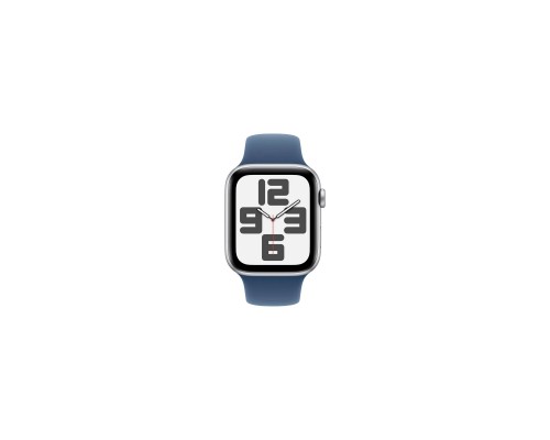 Смарт-годинник Apple Watch SE 2024 GPS 40mm Silver Aluminium Case with Denim Sport Band - M/L (MXED3QH/A) Смарт-годинник Apple Watch SE 2024 GPS 40mm Silver Aluminium Case with Denim Sport Band - M/L (MXED3QH/A)