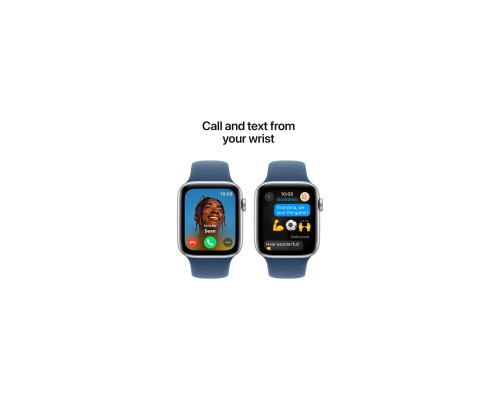 Смарт-годинник Apple Watch SE 2024 GPS 40mm Silver Aluminium Case with Denim Sport Band - M/L (MXED3QH/A) Смарт-годинник Apple Watch SE 2024 GPS 40mm Silver Aluminium Case with Denim Sport Band - M/L (MXED3QH/A)