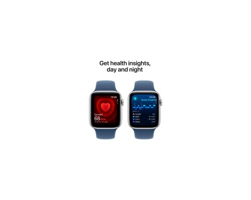 Смарт-годинник Apple Watch SE 2024 GPS 40mm Silver Aluminium Case with Denim Sport Band - M/L (MXED3QH/A) Смарт-годинник Apple Watch SE 2024 GPS 40mm Silver Aluminium Case with Denim Sport Band - M/L (MXED3QH/A)