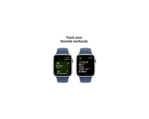 Смарт-годинник Apple Watch SE 2024 GPS 40mm Silver Aluminium Case with Denim Sport Band - M/L (MXED3QH/A) Смарт-годинник Apple Watch SE 2024 GPS 40mm Silver Aluminium Case with Denim Sport Band - M/L (MXED3QH/A)