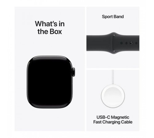 Смарт-годинник Apple Watch Series 10 GPS 42mm Jet Black Aluminium Case with Black Sport Band - S/M (MWWE3QH/A) Смарт-годинник Apple Watch Series 10 GPS 42mm Jet Black Aluminium Case with Black Sport Band - S/M (MWWE3QH/A)