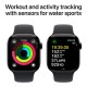 Смарт-годинник Apple Watch Series 10 GPS 42mm Jet Black Aluminium Case with Black Sport Band - M/L (MWWF3QH/A)