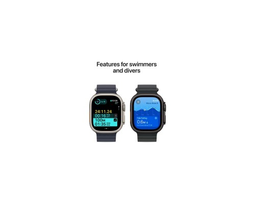 Смарт-годинник Apple Watch Ultra 2 2024 GPS + Cellular 49mm Natural Titanium Case with Blue Trail Loop - S/M (MX4J3UL/A) Смарт-годинник Apple Watch Ultra 2 2024 GPS + Cellular 49mm Natural Titanium Case with Blue Trail Loop - S/M (MX4J3UL/A)