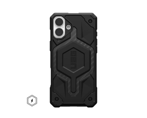 Чохол до мобільного телефона UAG iPhone 16 Plus Monarch Pro Magsafe Carbon Fiber (114455114242) Чохол до мобільного телефона UAG iPhone 16 Plus Monarch Pro Magsafe Carbon Fiber (114455114242)