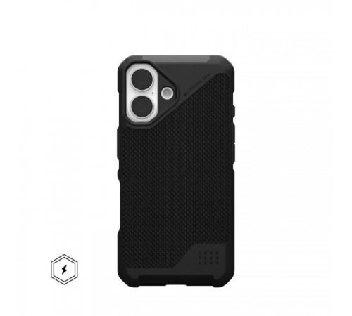 Чохол до мобільного телефона UAG iPhone 16 Metropolis LT Magsafe Kevlar Black (114454113940) Чохол до мобільного телефона UAG iPhone 16 Metropolis LT Magsafe Kevlar Black (114454113940)