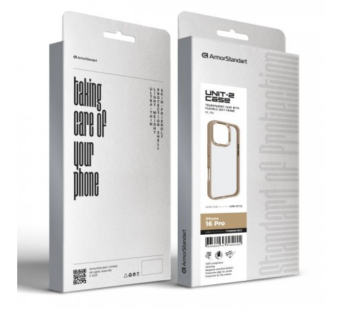 Чохол до мобільного телефона Armorstandart UNIT2 Apple iPhone 16 Pro Titanium Gold (ARM78773)