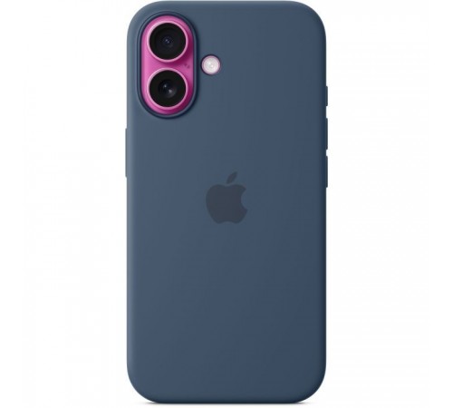 Чехол для мобильного телефона Apple iPhone16 Silicone Case with MagSafe - Denim (MYY23ZM/A) Чехол для мобильного телефона Apple iPhone16 Silicone Case with MagSafe - Denim (MYY23ZM/A)