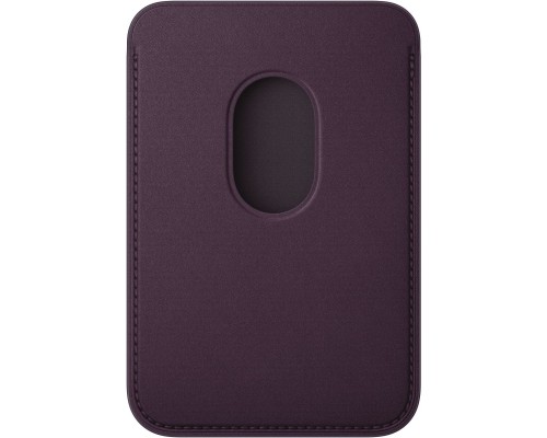 Чохол до мобільного телефона Apple iPhone FineWoven Wallet with MagSafe - Blackberry (MA7A4ZM/A)