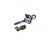 Ланцюгова пила EGO CS1411E KIT, 56В, шина 35см, 52лан, 3/8P, 1,1мм, акум. 2,5Ah + ЗП (F840022016)