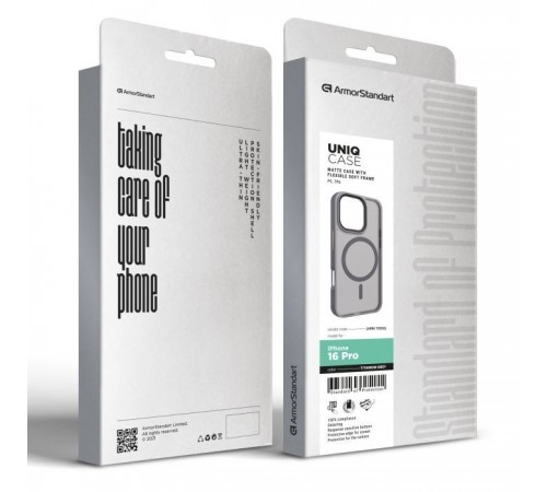Чохол до мобільного телефона Armorstandart Uniq MagSafe Apple iPhone 16 Pro Titanium Grey (ARM79506) Чохол до мобільного телефона Armorstandart Uniq MagSafe Apple iPhone 16 Pro Titanium Grey (ARM79506)