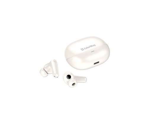 Навушники ColorWay Slim TWS-1 Earbuds Long Life Beige (CW-TWS1BE) Навушники ColorWay Slim TWS-1 Earbuds Long Life Beige (CW-TWS1BE)