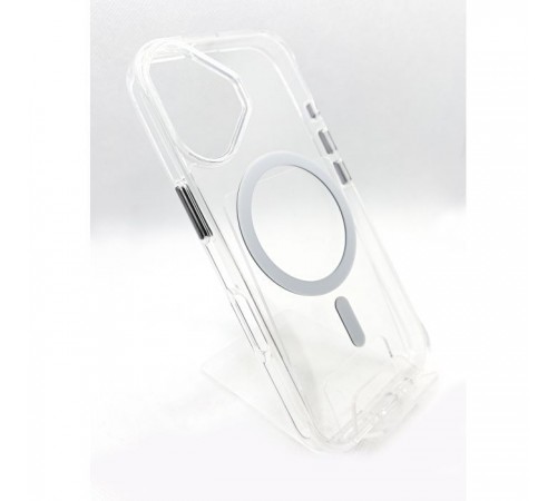 Чохол до мобільного телефона BeCover Space Case (MagSafe) для Apple iPhone 16 Transparancy (712102) Чохол до мобільного телефона BeCover Space Case (MagSafe) для Apple iPhone 16 Transparancy (712102)