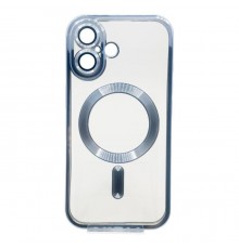 Чохол до мобільного телефона BeCover TPU Chrome Case (MagSafe) для Apple iPhone 16 Plus Sierra Blue (712077)