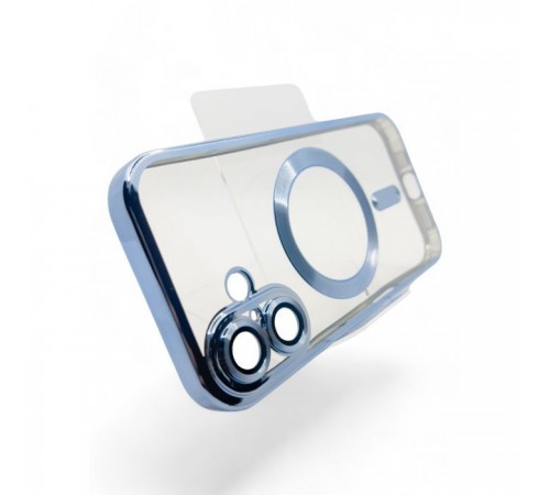 Чохол до мобільного телефона BeCover TPU Chrome Case (MagSafe) для Apple iPhone 16 Plus Sierra Blue (712077) Чохол до мобільного телефона BeCover TPU Chrome Case (MagSafe) для Apple iPhone 16 Plus Sierra Blue (712077)