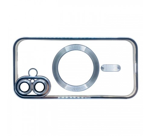 Чохол до мобільного телефона BeCover TPU Chrome Case (MagSafe) для Apple iPhone 16 Plus Sierra Blue (712077) Чохол до мобільного телефона BeCover TPU Chrome Case (MagSafe) для Apple iPhone 16 Plus Sierra Blue (712077)
