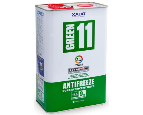 Антифриз Xado Green 11 4 л (XA 50304_2) Антифриз Xado Green 11 4 л (XA 50304_2)